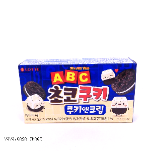 YOYO.casa 大柔屋 - LOTTE ABC Cream Square Cookies,43g 
