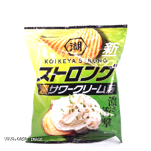 YOYO.casa 大柔屋 - KOIKEYA STRONG Potato Chips Rich Sour Cream Onion,55g 