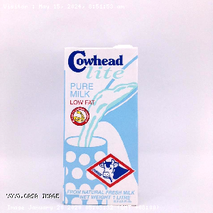 YOYO.casa 大柔屋 - COWHEAD Pure Milk Low Fat,1L 