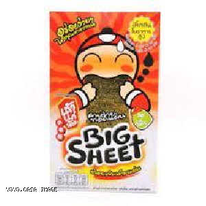 YOYO.casa 大柔屋 - Taokaenoi Big Sheet Crispy Seaweed Spicy Flavor,3.5g*12 