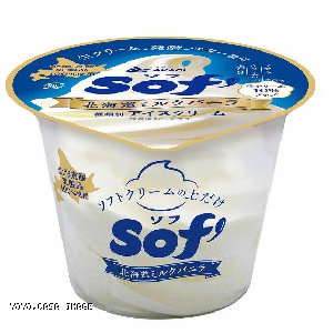 YOYO.casa 大柔屋 - 赤城乳業Sof 北海道牛奶雲呢拿雪糕,150ml 