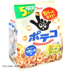YOYO.casa 大柔屋 - Tohato potato ring salt flavour family pack,5pcs 