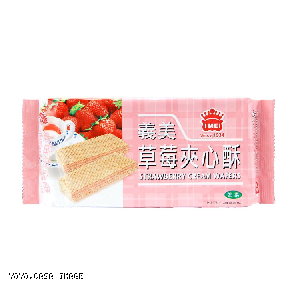 YOYO.casa 大柔屋 - I MEI Strawberry Cream Waffers,152g 
