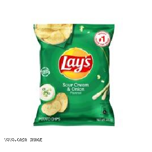 YOYO.casa 大柔屋 - Lays Sour Cream And Onion Flavored Potato Chips,28.3g 