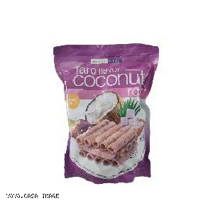 YOYO.casa 大柔屋 - Tropical Fields Coconut Rolls Taro Flavor,285g 