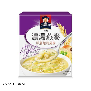 YOYO.casa 大柔屋 - Quaker Oatmeal Soup, Onion  Cheese Flavor,47g*5 