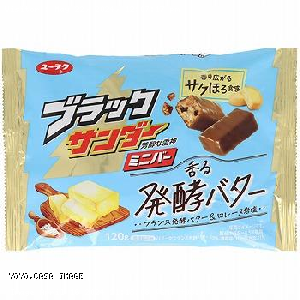 YOYO.casa 大柔屋 - Yuraku Black Thunder Chocolate Mini Bar Butter Flavour,120g 