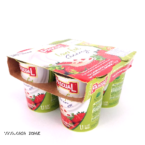 YOYO.casa 大柔屋 - PASCUAL Low Fat Ceamy With Strawberries Con Fresas ,125g*4 