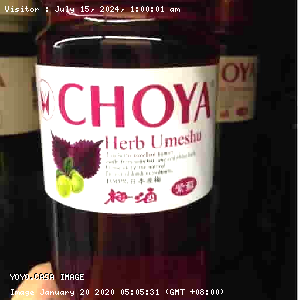 YOYO.casa 大柔屋 - CHOYA 紫蘇梅酒 750 ML,750 ml 