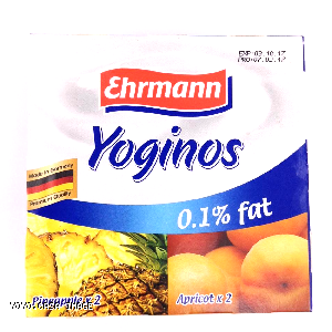 YOYO.casa 大柔屋 - Low Fat Pineapple Apricot yogurt,100g*4 