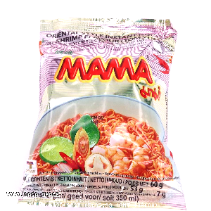 YOYO.casa 大柔屋 - Mama Oriental Style Instant Noodles Shrimp Flavour Tom Yum,60g 