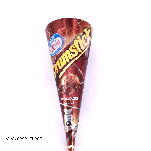 YOYO.casa 大柔屋 - Chocolate Ice Cream Cone With Chocolate Sauce and Chocolate Chip Topping,125ml 