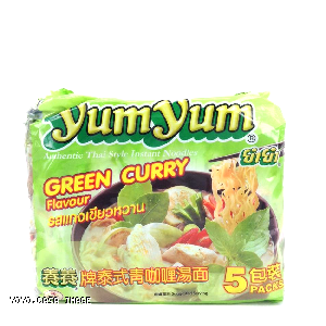 YOYO.casa 大柔屋 - Yum Yum Authentic Thai Style Instant Noodles Green Curry Flavour,350g 