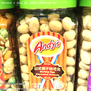 YOYO.casa 大柔屋 - Andys Shrimp Egg Flavoured Peanuts,175g 