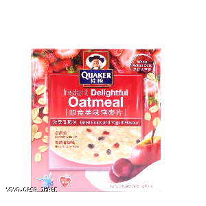 YOYO.casa 大柔屋 - Quaker Instant Delightful Oatmeal Dried Fruits and Yogurt Flavour,58.5g*5 