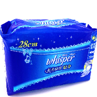 YOYO.casa 大柔屋 - WHISPER sanitary napkin 28cm,12s YOYO.casa 大柔屋 - WHISPER sanitary napkin 28cm,12s