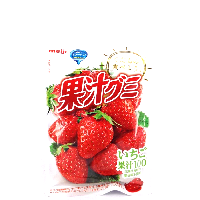 YOYO.casa 大柔屋 - Meiji strawberry juice gummy candy,51g YOYO.casa 大柔屋 - Meiji strawberry juice gummy candy,51g