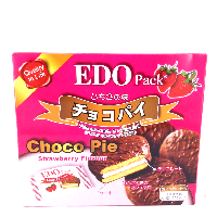 YOYO.casa 大柔屋 - EDO Pack Strawberry Flavour Chocolate Pie,300g YOYO.casa 大柔屋 - EDO Pack Strawberry Flavour Chocolate Pie,300g