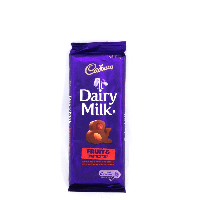 YOYO.casa 大柔屋 - Cadbury Dairy Milk Chocolate with Fruit and Nut,135g YOYO.casa 大柔屋 - Cadbury Dairy Milk Chocolate with Fruit and Nut,135g