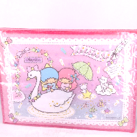 YOYO.casa 大柔屋 - SANRIO KT PVC面網拉鍊文件袋大, 