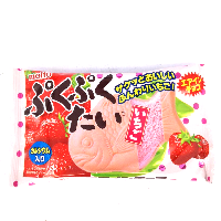 YOYO.casa 大柔屋 - 名糖草莓魚型朱古力脆,16.5g 