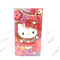 YOYO.casa 大柔屋 - SANRIO KT 燙金長方形特大利是封, YOYO.casa 大柔屋 - SANRIO KT 燙金長方形特大利是封,