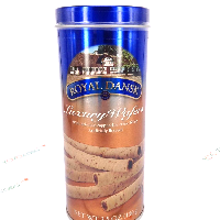 YOYO.casa 大柔屋 - Royal Dansk Luxury Wafers with Cappuccino Creme Filling,100g 