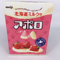 YOYO.casa 大柔屋 - 明治北海道牛奶大粒阿波羅草莓朱古力,48g 