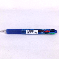 YOYO.casa 大柔屋 - Zebra clip-on multi four colour pen blue, 