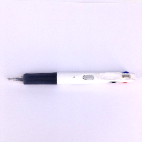 YOYO.casa 大柔屋 - Zebra clip-on multi four colour pen white, 