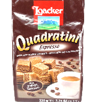 YOYO.casa 大柔屋 - Loacker Quadratini Espresso,220g YOYO.casa 大柔屋 - Loacker Quadratini Espresso,220g