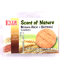 YOYO.casa 大柔屋 - Scent of nature brown rice oatmeal crackers,198g 