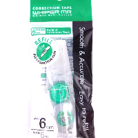 YOYO.casa 大柔屋 - Refill of correction tape,6mm*6m <BR>wh-606r-as/hk