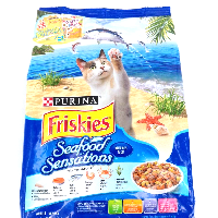 YOYO.casa 大柔屋 - PURINA Friskies Adult Dry Cat Food Seafood Sensations,1.2kg 