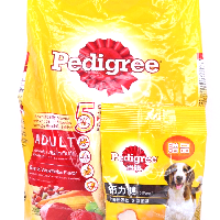 YOYO.casa 大柔屋 - Pedigree Adult Dry Dog Food Beef and Vegetables Flavor,1.5kg 