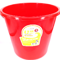 YOYO.casa 大柔屋 - 234 紅A 鐡挽水桶,16l 