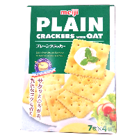 YOYO.casa 大柔屋 - Meiji Plain Crackers With Oat,104g 