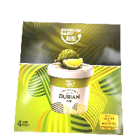 YOYO.casa 大柔屋 - Durian Ice Cream,130ml*4 