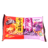 YOYO.casa 大柔屋 - Bourbon Cheese and Purple Sweet Potato Choco Kakidane Rice Cracker,76G 