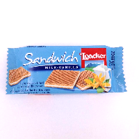 YOYO.casa 大柔屋 - Loacker Sandwich wafer Milk-vanilla Flavoured,25g 