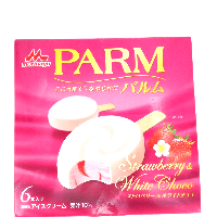 YOYO.casa 大柔屋 - Morinaga Parm Strawberry With White Choco Ice Bar,55ml*6 