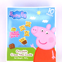 YOYO.casa 大柔屋 - Peppa Pig Chocolate Cream Filled Cookie,160g 