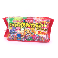 YOYO.casa 大柔屋 - Animal Biscuits 8 Bags Assorted Flavour,18g*8 