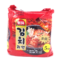 YOYO.casa 大柔屋 - Myung Dong Kimchi Ramen Noodle,120g*5 