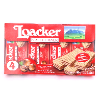 YOYO.casa 大柔屋 - Loacker Napolitaner Crispy Wafers Filled With Hazelnut Cream,45g*4 