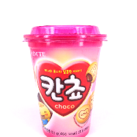 YOYO.casa 大柔屋 - Lotte Kancho Chocolate Biscuits Cup,95g 
