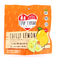 YOYO.casa 大柔屋 - Love Farm 辣味檸檬乾,30g 
