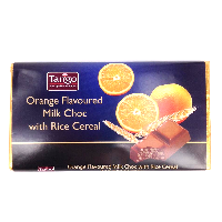 YOYO.casa 大柔屋 - Tango Orange Flavoured Milk Choc with Rice Cereal,110g 