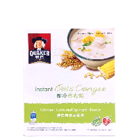 YOYO.casa 大柔屋 - Quaker Instant Oats Congee Chicken Corn and Spinach Flavour,30g*5 