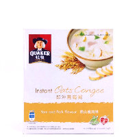 YOYO.casa 大柔屋 - Quaker Instant Oats Congee  Yam and Pork Flavour,30g*5 